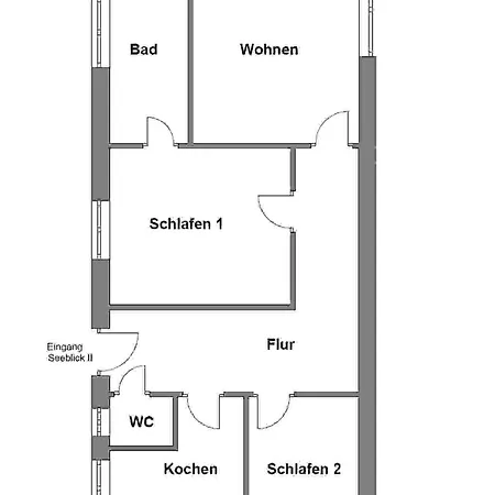 Seeblick - Gemuetliche 60qm - 50m Zum Naturstrand - Mit Terrasse Und Grossem Garten بيت للعطل Glücksburg